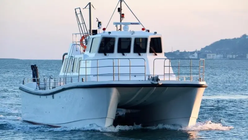 Safehaven Marine’s Wildcat 53 survey catamaran which has been ordered by King Abdullah Port in Saudi Arabia for delivery next May.  The Port is one of the world’s deepest and most advanced terminals with 18 metres depth of berth