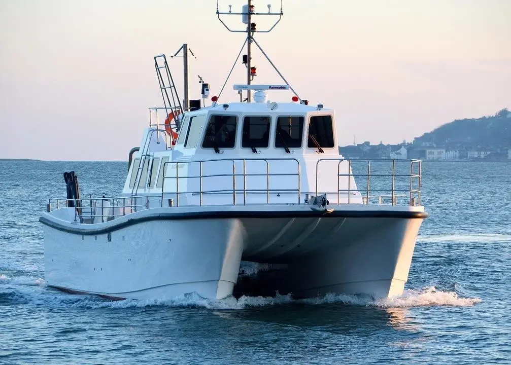 Safehaven Marine’s Wildcat 53 survey catamaran which has been ordered by King Abdullah Port in Saudi Arabia for delivery next May.  The Port is one of the world’s deepest and most advanced terminals with 18 metres depth of berth