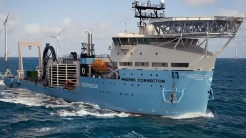 The bundled HVDC cables will be installed by the Maersk Connector, DeepOcean’s new build vessel due for delivery in the first quarter of 2016