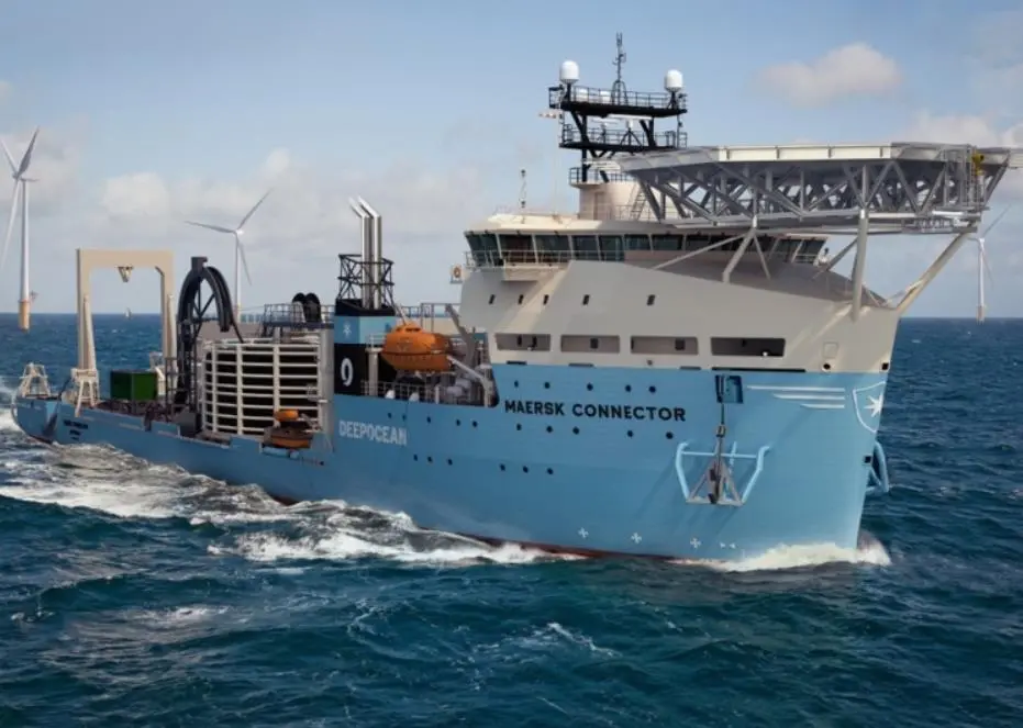 The bundled HVDC cables will be installed by the Maersk Connector, DeepOcean’s new build vessel due for delivery in the first quarter of 2016
