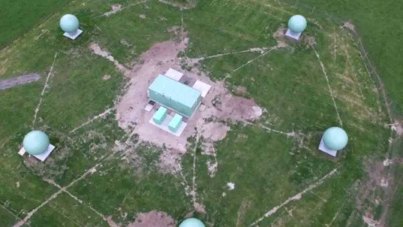 A McMurdo MEOSAR ground station