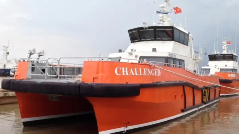 The new Piriou WFSVs are powered by twin waterjets offering a transit speed of 25kn