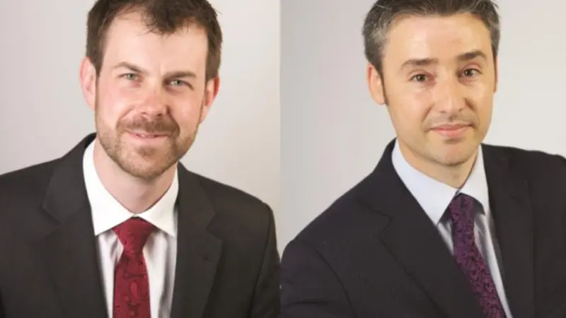 L-r Daniel Crockford, Alex Penberthy of Keystone Law