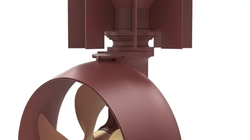 Azimuth thrusters provide thrust in any direction
