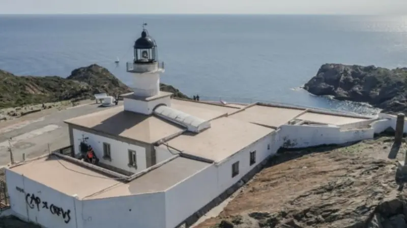 Cap de Creus lighthouse marks an emblematic cape of the same name