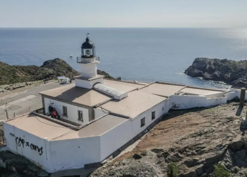 Cap de Creus lighthouse marks an emblematic cape of the same name
