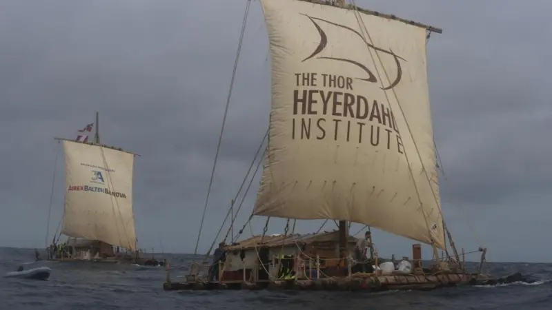 The Kon-Tiki2 expedition will focus on documenting climate changes, marine life and pollution Photo: Kon-Tiki2