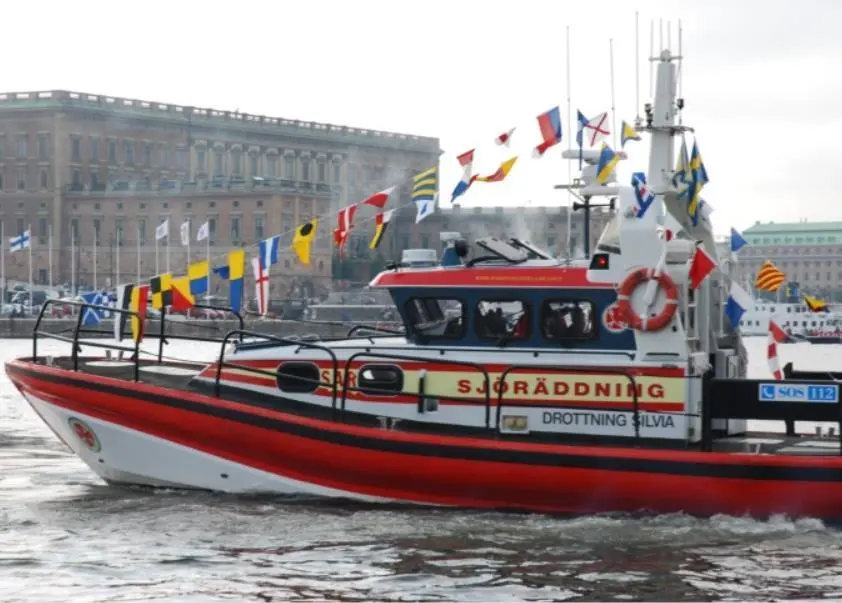 These interceptor systems have been installed in lifeboats from the Postkod Lotteri class of lifeboats
