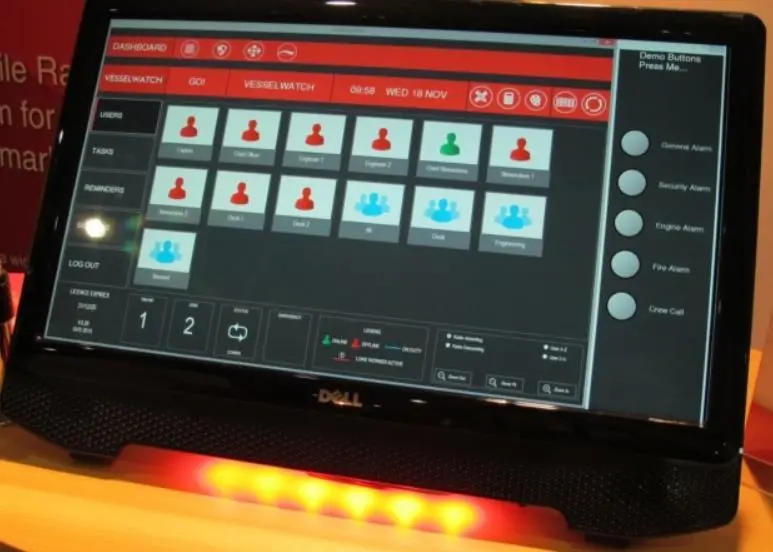The possibilities with Vessel Watch are endless and the system can be tailored to specific vessel requirements.