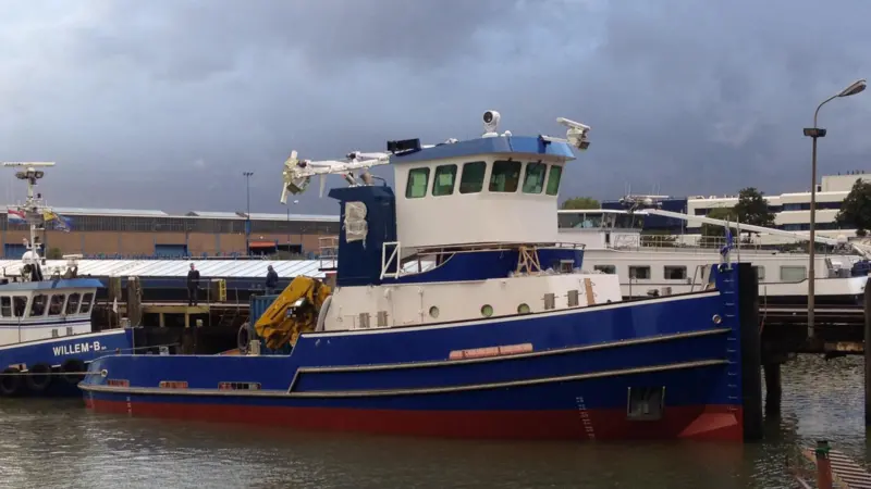 The new hybrid tug for BMS Seatowage has been completely rebuilt from an earlier vessel (BMS Towing)
