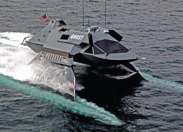 The Ghost prototype uses traction propellers at its bows