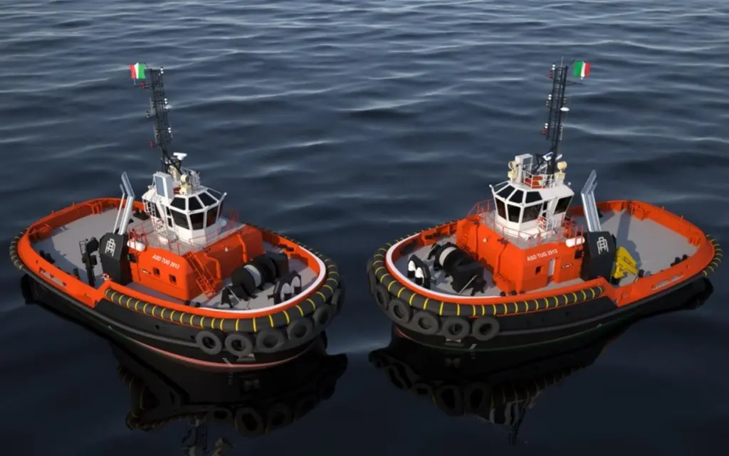 Artist's impression of the new tugs