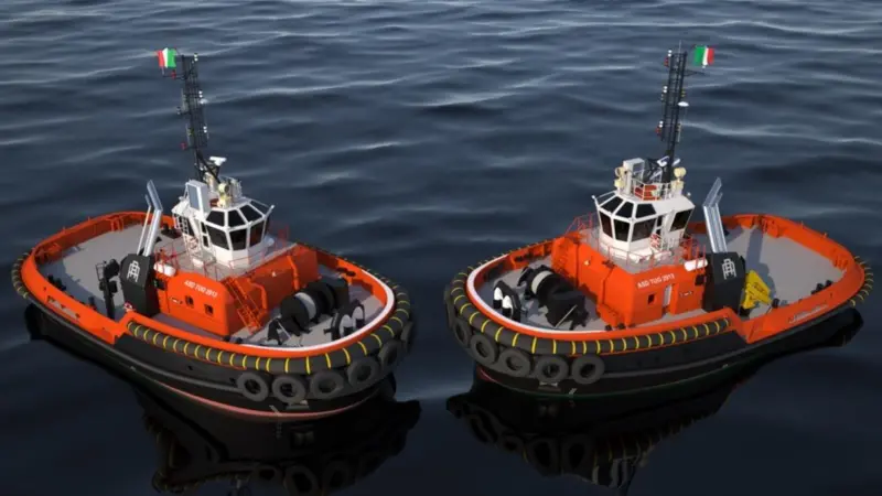 Artist's impression of the new tugs