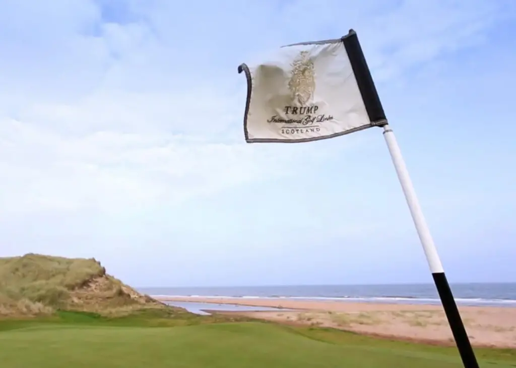 The wind farm is due to be situated 2 miles from Mr Trump's golf course (Photo: www.trumpgolfscotland.com)