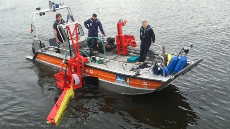 Oil skimmer on Faster 650 Cat (Photo: NordlandHansa)