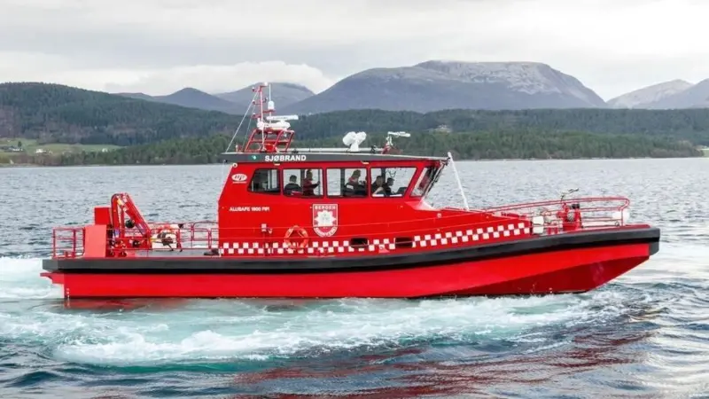Fire and Rescue boat is fully equipped for Firefighting, Search and Rescue and Diving missions