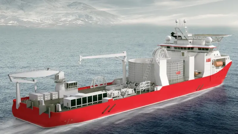 The vessel’s diesel-electric propulsion system will be powered by six high-speed Caterpillar 3516 propulsion