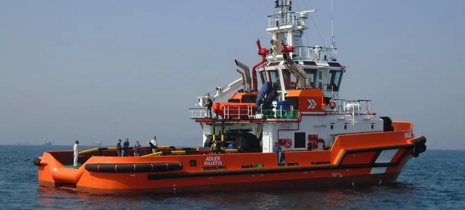 'Adler' has multipurpose capabilities including salvage and oil recovery (Bogazici Shipyard)