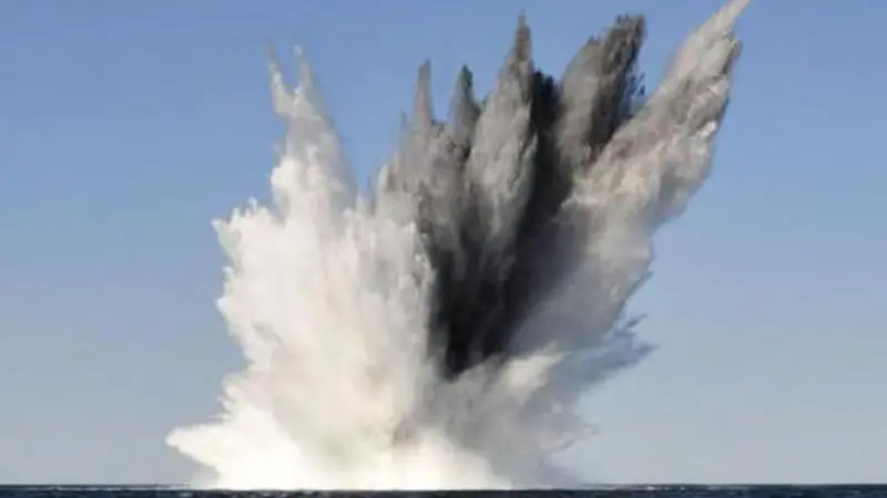 Going with a bang: a controlled explosion of unexploded ordnances