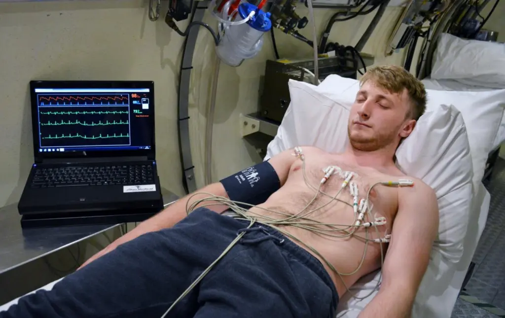 Monitoring a patient using the D-MAS HyperSat from DanMedical