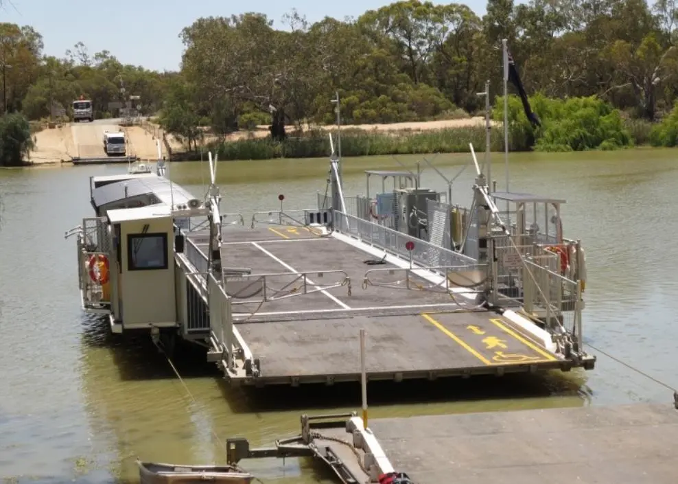Constructed of steel and 22m long, these cable driven ferries can take two lanes of cars or trucks of up to 50 tonnes