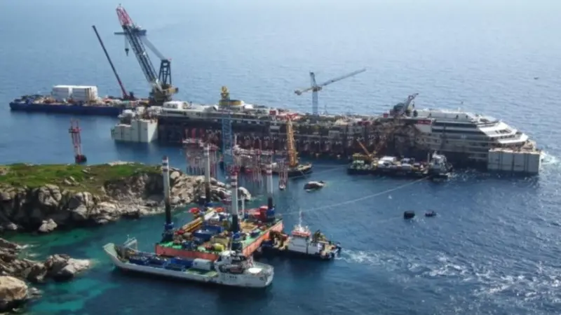 Captain Nicholas Sloane, of Resolve Marine Group, was involved in the salvaging of the 'Costa Concordia'