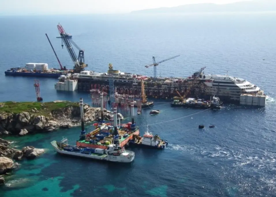 Captain Nicholas Sloane, of Resolve Marine Group, was involved in the salvaging of the 'Costa Concordia'