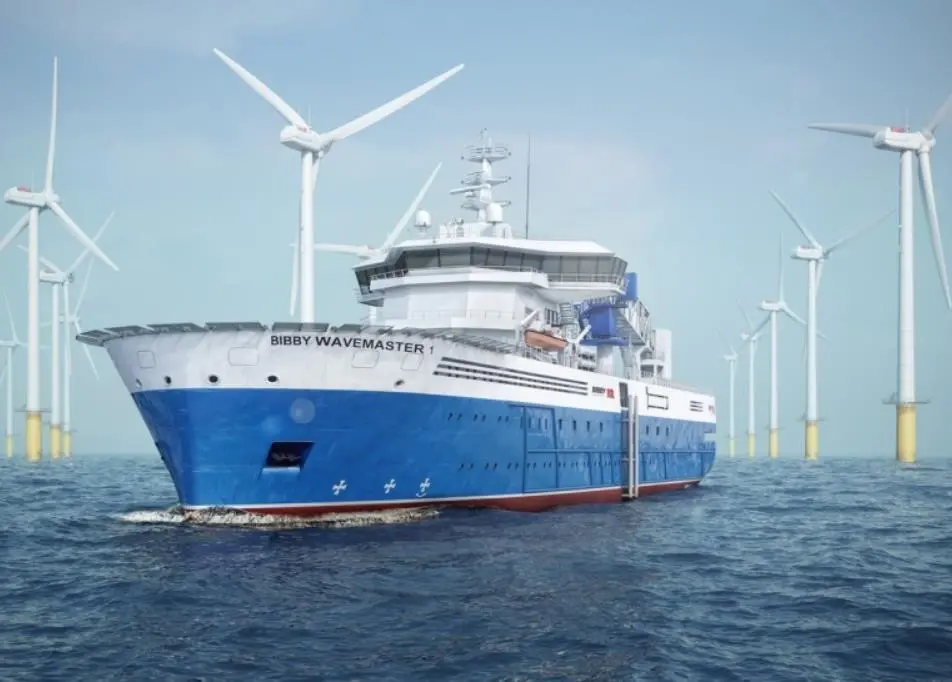 The SOV design provides a bespoke solution for operators involved in the transfer and accommodation of offshore wind personnel