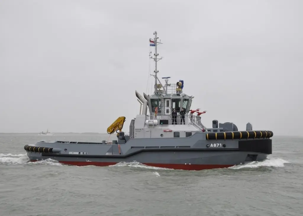In total, the RNLN, in cooperation with the Swedish Navy, has ordered five vessels