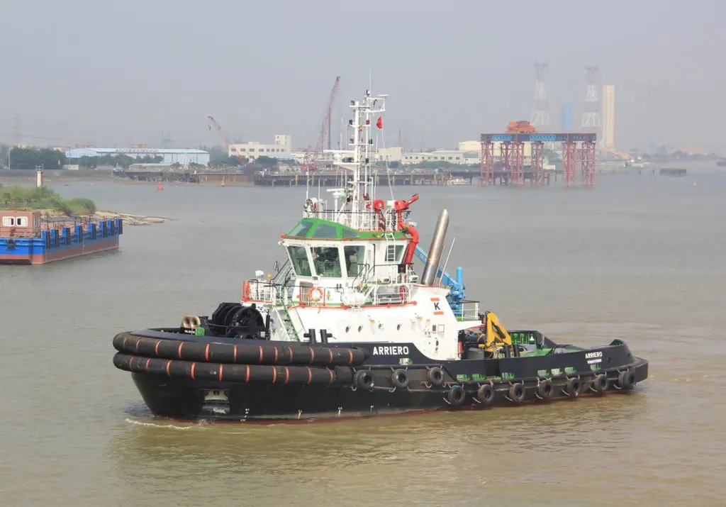 'Arriero' is the first of four RAstar 2400-W tugs for SAAM (Robert Allan Ltd)