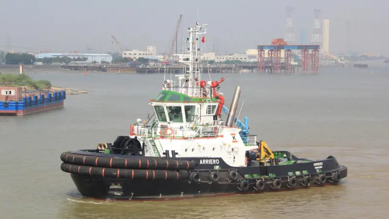 'Arriero' is the first of four RAstar 2400-W tugs for SAAM (Robert Allan Ltd)