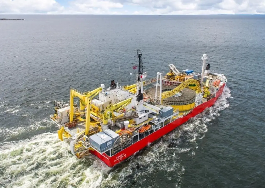 Nexans Skagerrak, Nexans Norway’s 118m cable laying vessel for which iSurvey is providing an extensive range of support facilities under a multi-year frame agreement