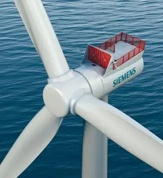 The Rentel windfarm will use Siemens turbines