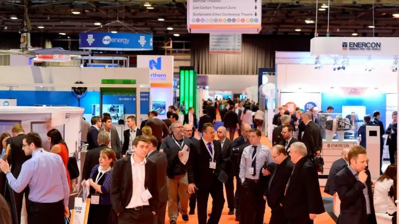 Crowded aisles and stands are a feature of All-Energy