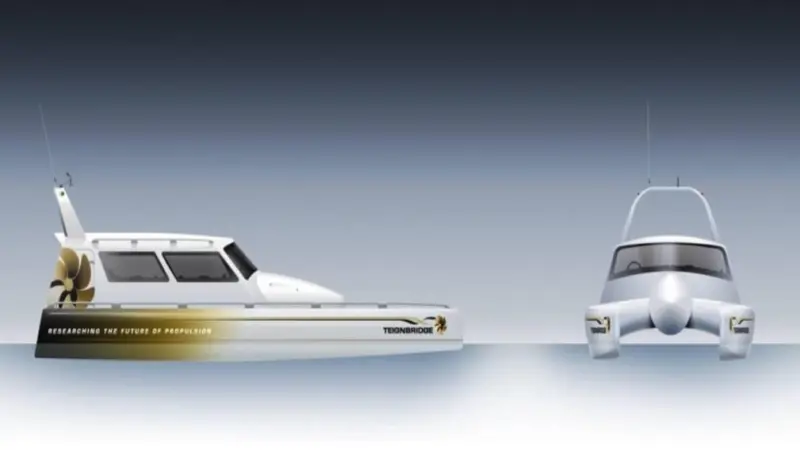 The test vessel will have a multihull configuration