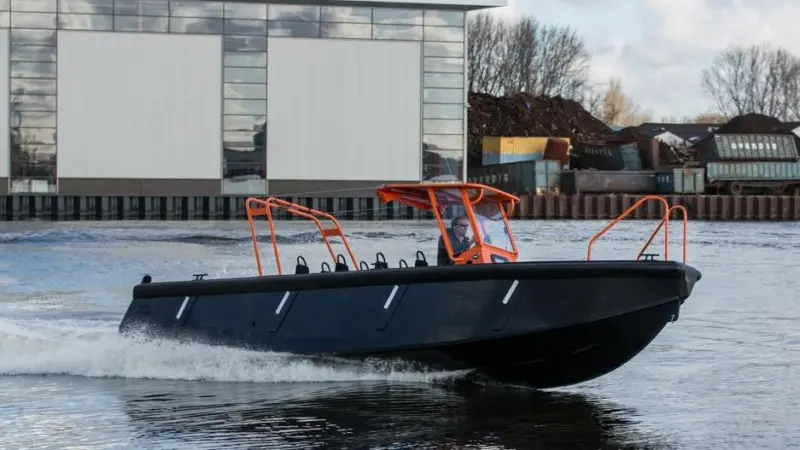 The modular system makes the vessel fit for purpose for a variety of professional uses