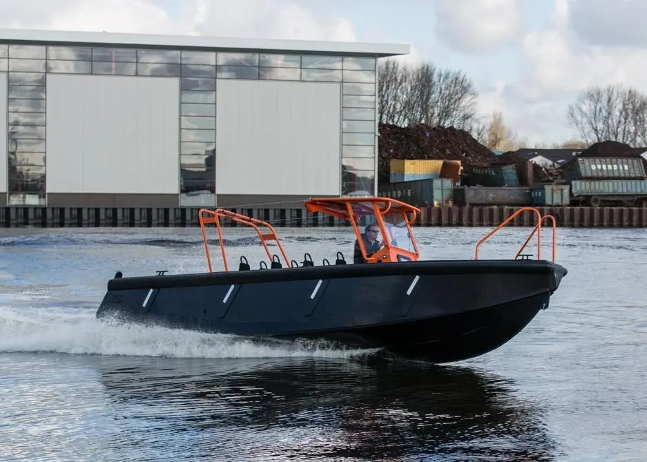 The modular system makes the vessel fit for purpose for a variety of professional uses