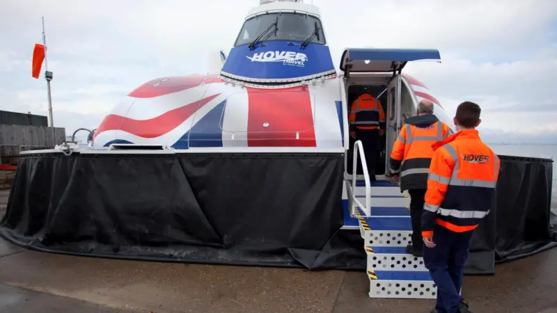 Hovertravel’s new hovercraft has been built by Griffon