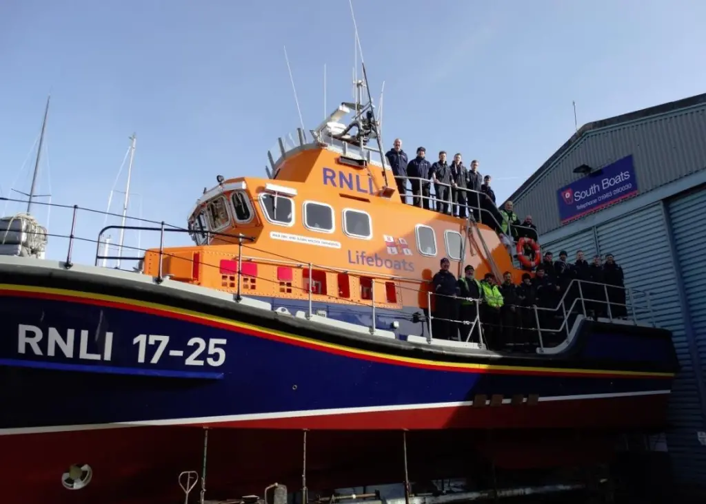 The vessel was built on the Isle of Wight by FBM Marine