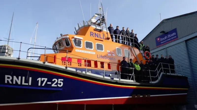 The vessel was built on the Isle of Wight by FBM Marine