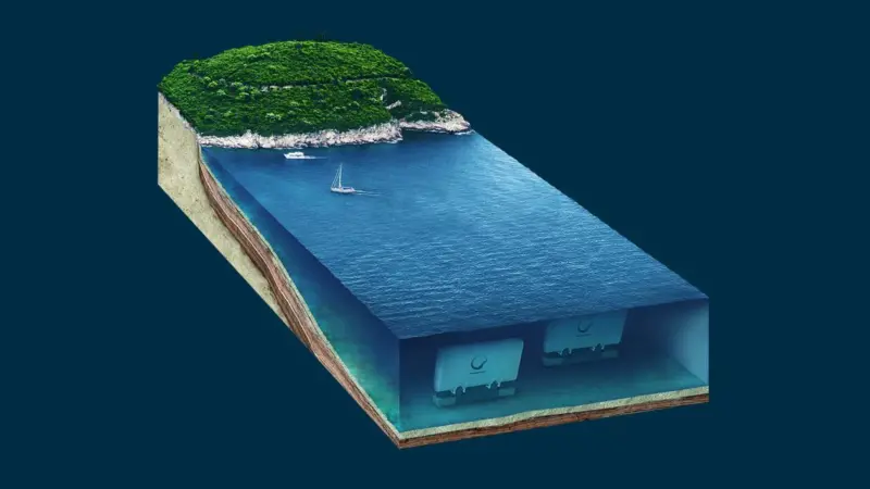 The WaveRoller takes advantage of the seabed’s natural ‘filtering’ mechanism