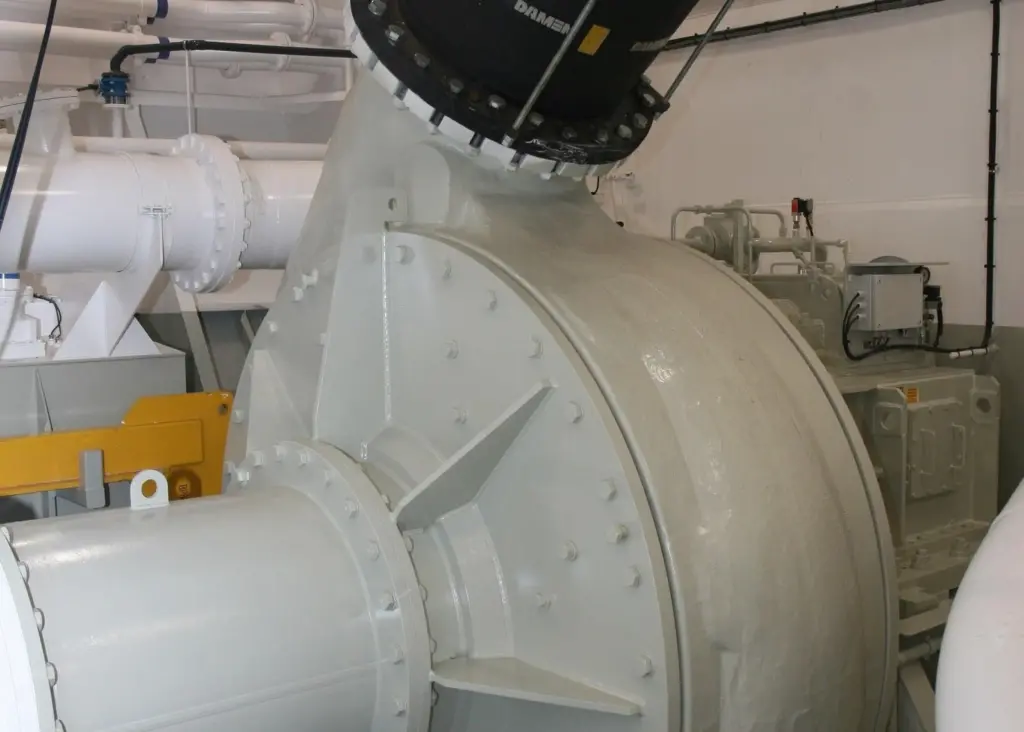 A Damen inboard single walled dredger pump of type BP8065MD