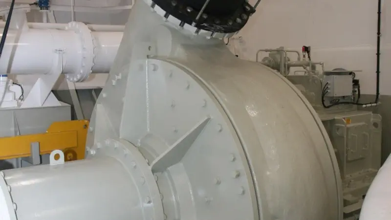 A Damen inboard single walled dredger pump of type BP8065MD