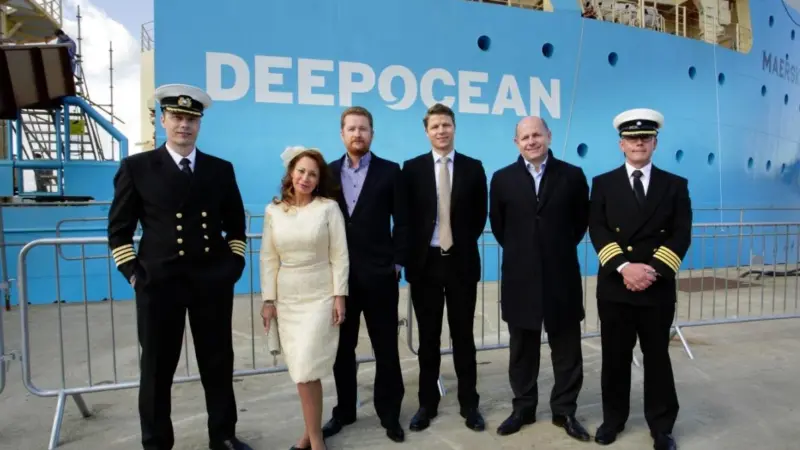 The ceremony was held at A&P Tyne in Newcastle
