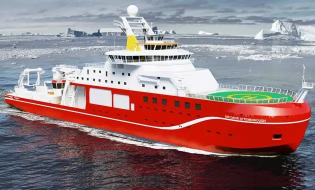 Rolls-Royce will supply machinery and equipment for the ‘RSS Sir David Attenborough’