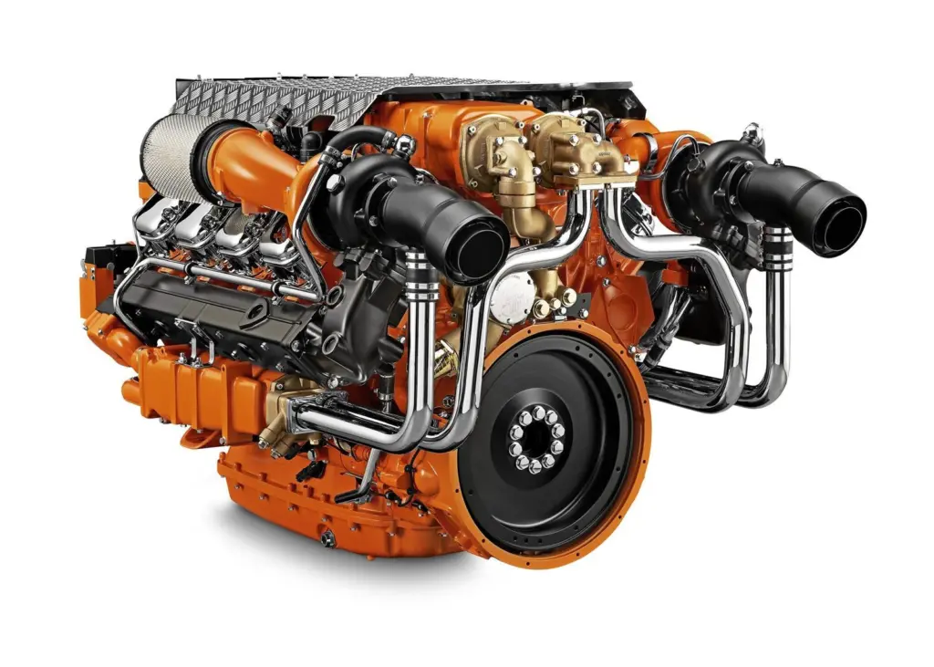 The Scania V8 DI16 power unit