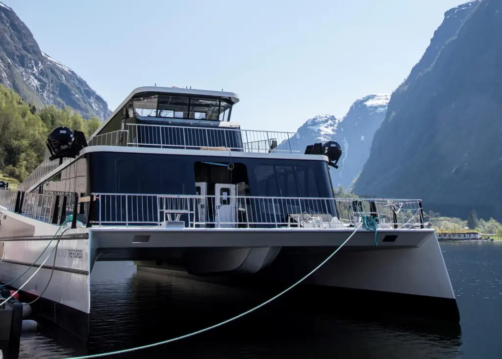 The 40m long hybrid craft pushes the possibilities of both green technology and passenger experience