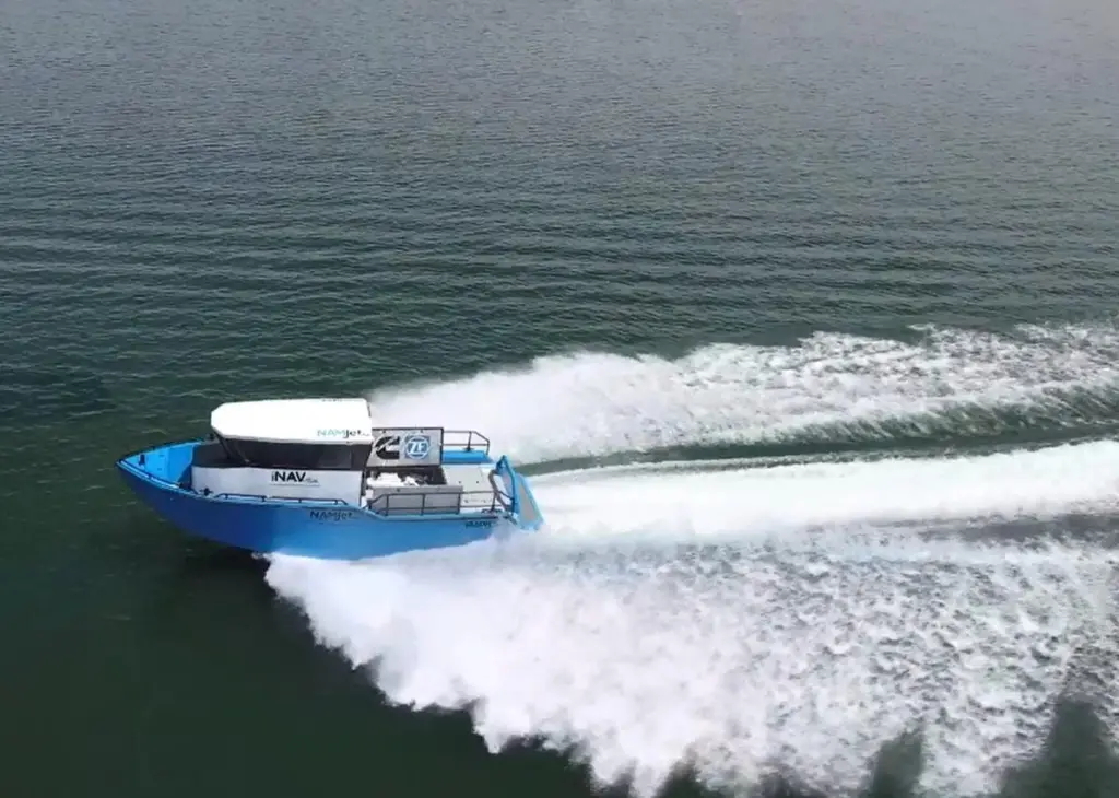 The Raptor workboat will feature a new iNav system at Seawork
