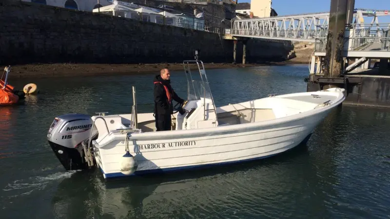 Mariner 115hp Command Thrust powers 6m Atlantic Fisher, operated by Cattewater Harbour Commissioners