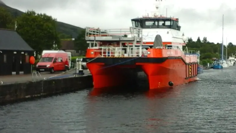 The contract involved Njord Offshore’s catamaran, Njord Freyr